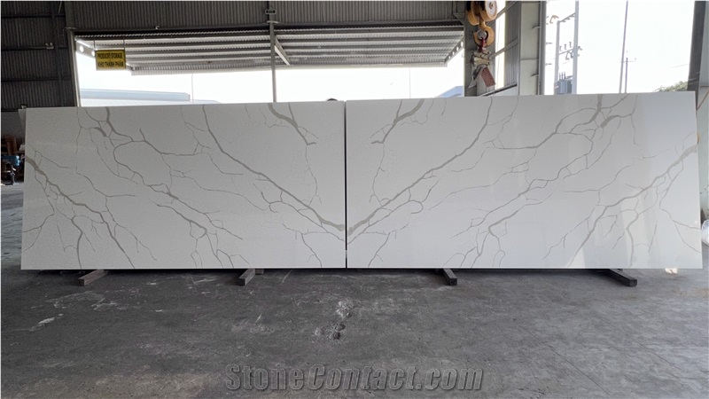 Calacatta Lago Artificial Quartz Slabs