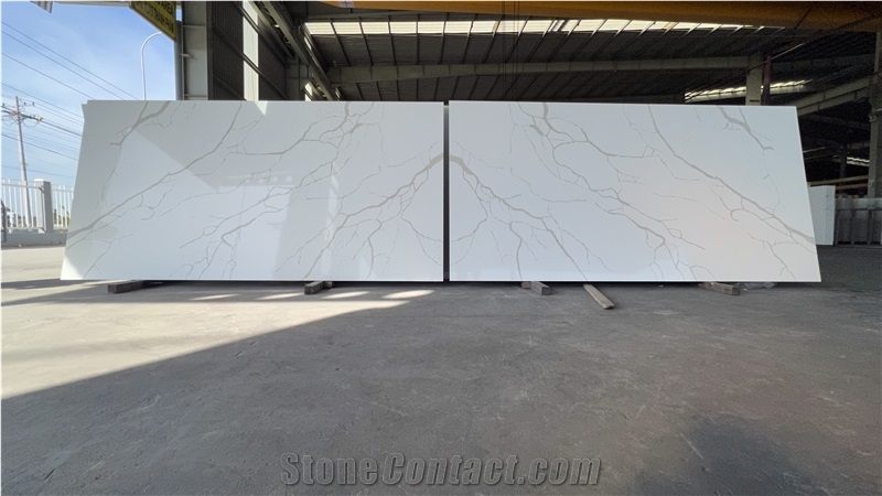 Calacatta Lago Artificial Quartz Slabs