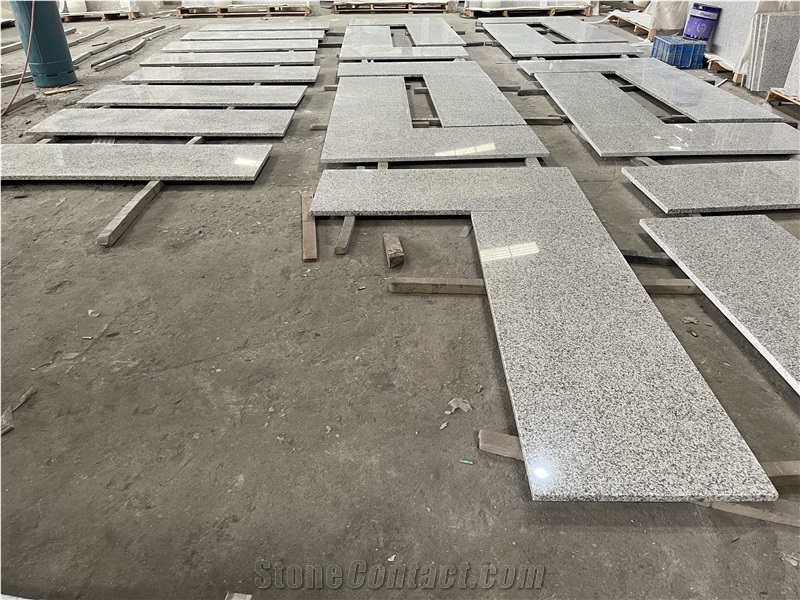 G655 Padang White Granite Kitchen Countertops