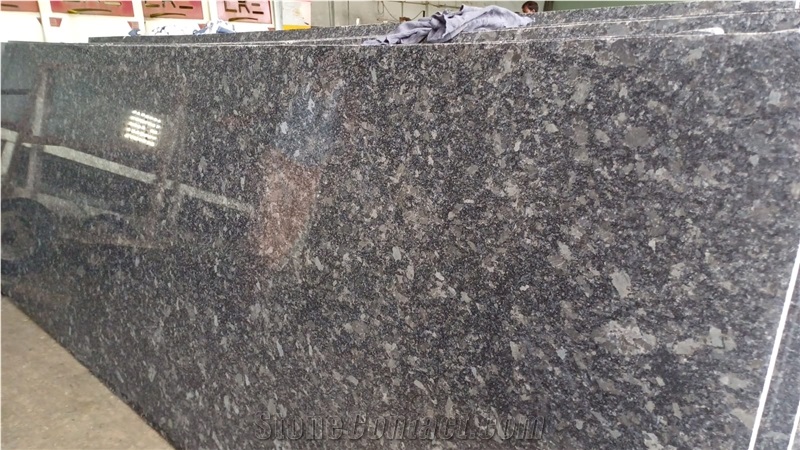 Steel Grey Granite Slabs From South India