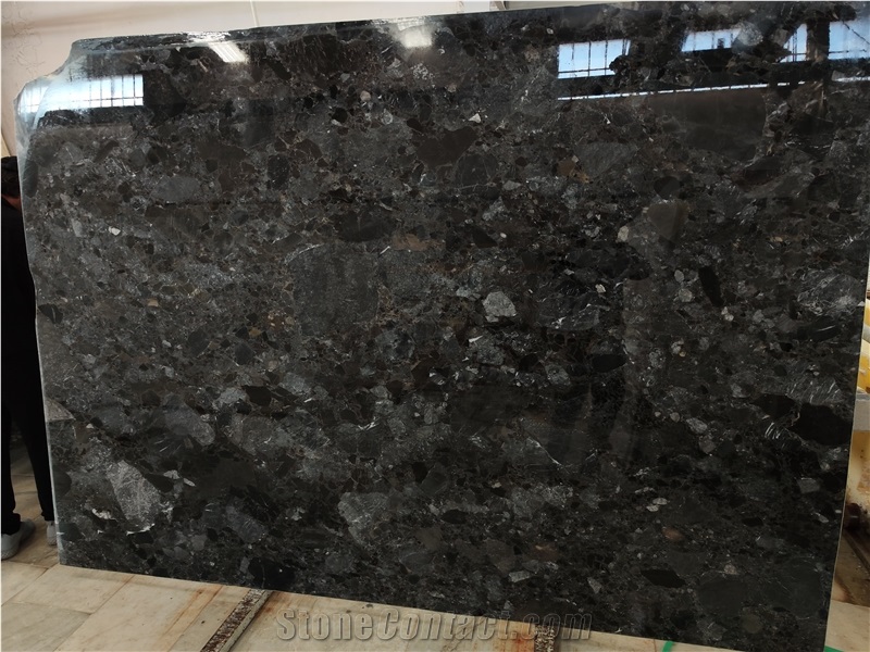 Mugla Black Marble Slab Tiles