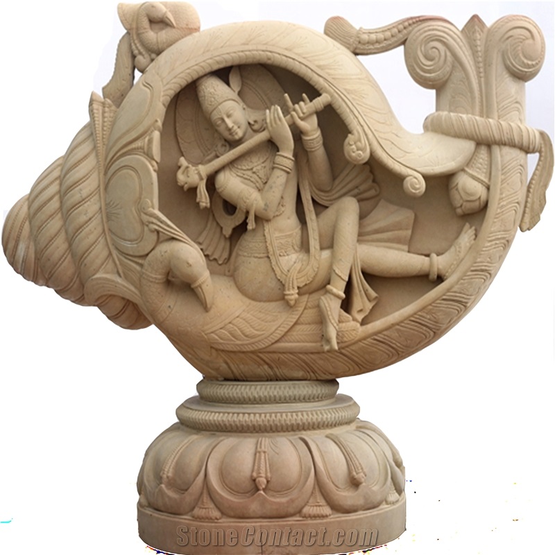 Krishna Sculpture Relief