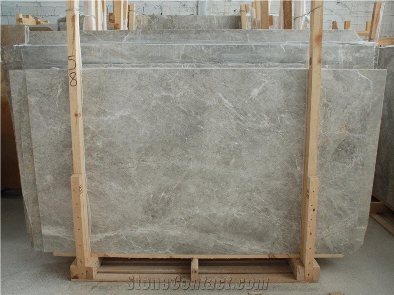 Tundra Light Gray Marble Slabs