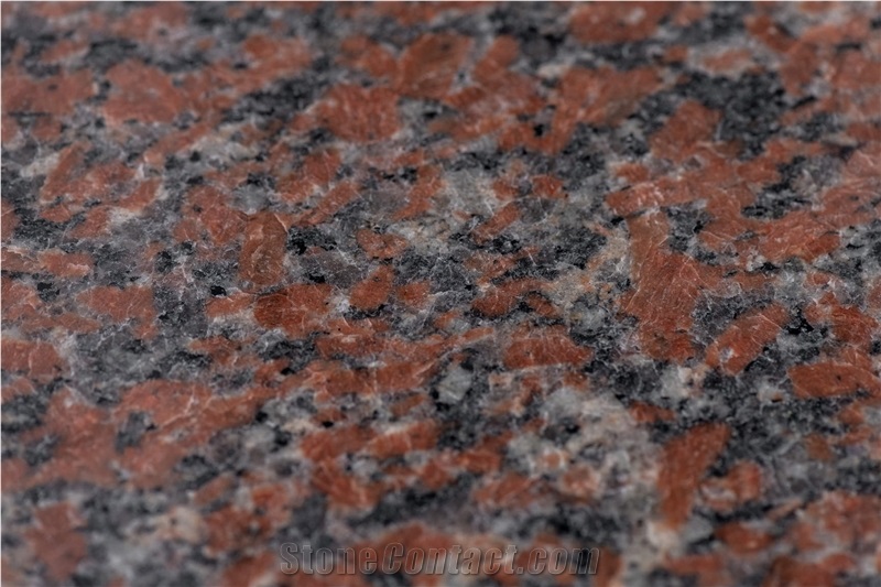 Red Aswan Granite Polished Tiles