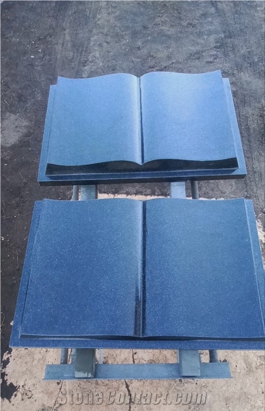 Black Granite Slant Gravestone - Grave Markers, Slant Graves