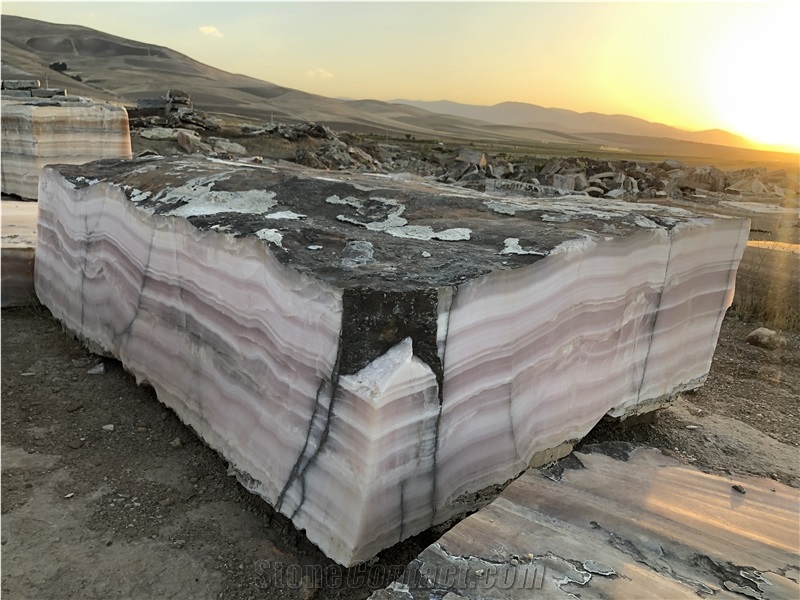 Persian Pink Onyx Blocks