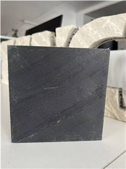 California Black Granite Honed Laminated Honeycomb Panels