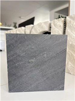 California Black Granite Leather Finished Laminate Honeycomb