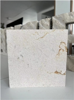 Jerusalem Gold Limestone Tile Laminated Honeycomb Backing