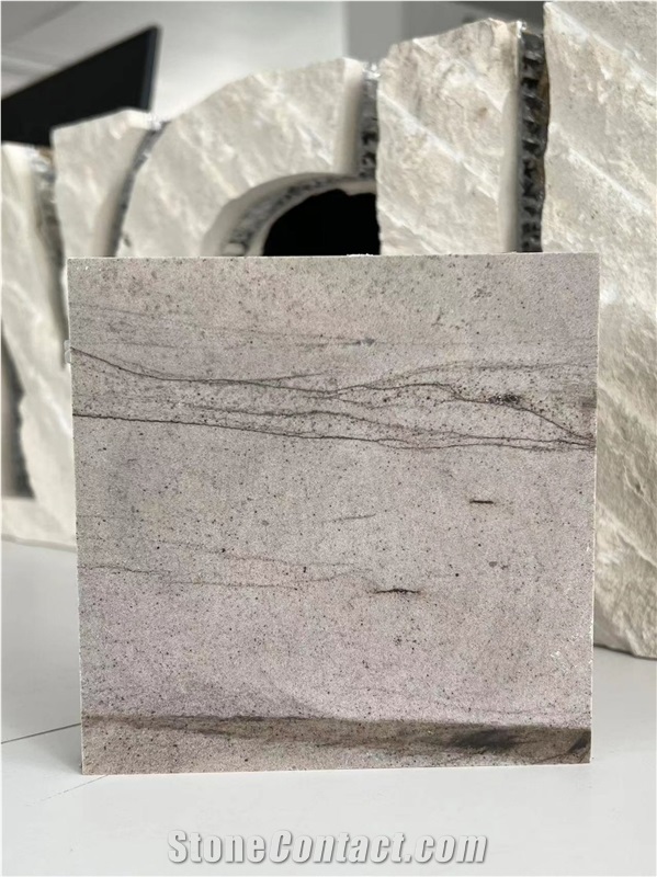 Sterling Grey Marble Tile Laminated Honeycomb Panels