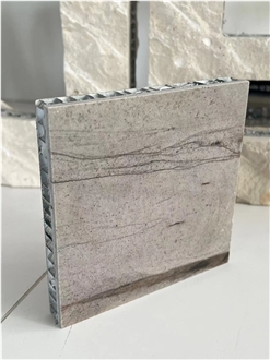 Sterling Grey Marble Tile Laminated Honeycomb Panels