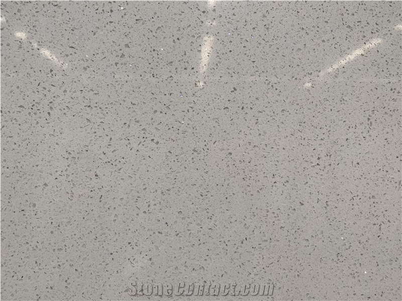 Crystal White Quartz  Engineered Stone Slabs