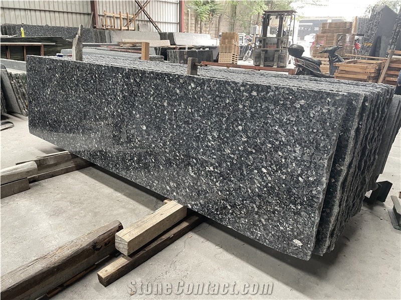 High Polished Silver Pearl Granite Slabs