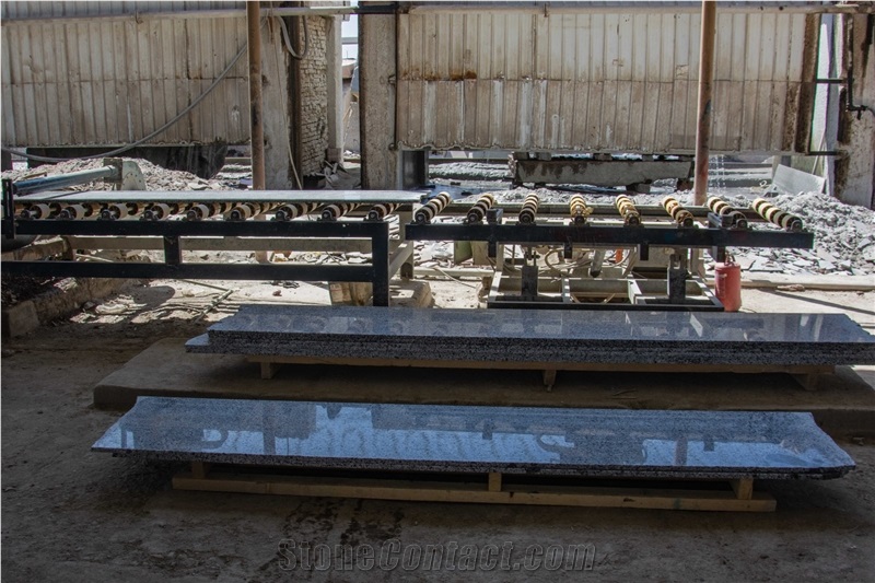 Aswan Black Granite Slabs, Tiles