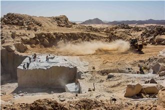 Grey Aswan Granite Quarry