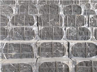 Black Marble Split Face Wall Tiles