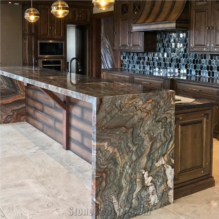 Fusion Quartzite Kitchen Countertops