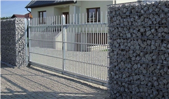Natural Stone Garden Gabion Fences