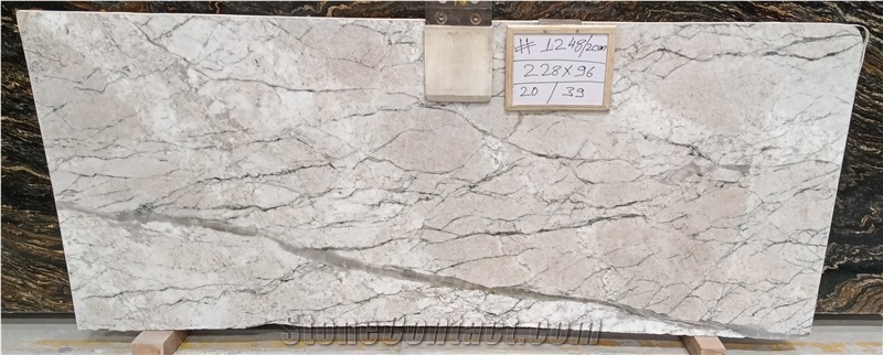 Avalanche Cream Marble Slabs