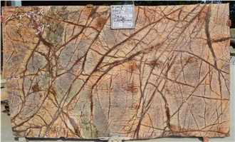 Rainforest Brown Marble Slabs