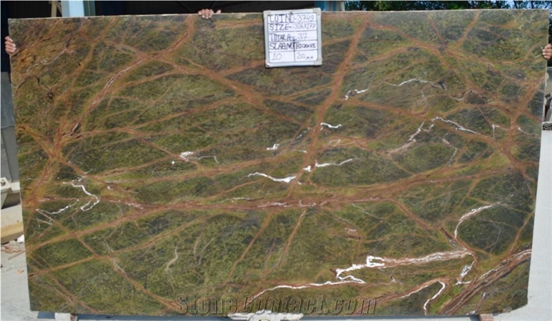 Rainforest Green Slabs Tiles