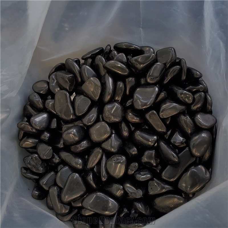 Natural Polished Mixed Color Landscape Stone Pebbles