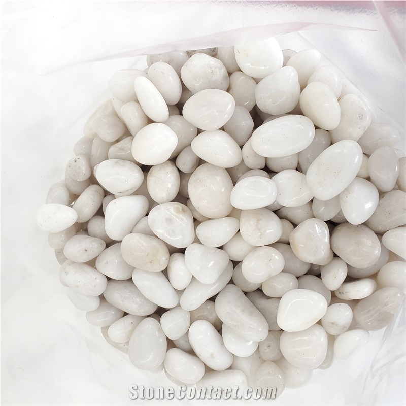 Natural Polished Mixed Color Landscape Stone Pebbles