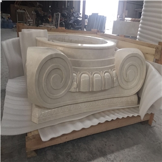 Sunny Beige New Columns,Interior Polished Column Tops