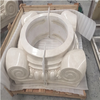 Sunny Beige New Columns,Interior Polished Column Tops