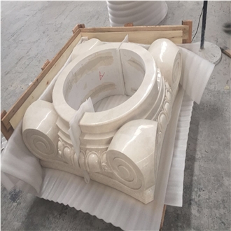Sunny Beige New Columns,Interior Polished Column Tops