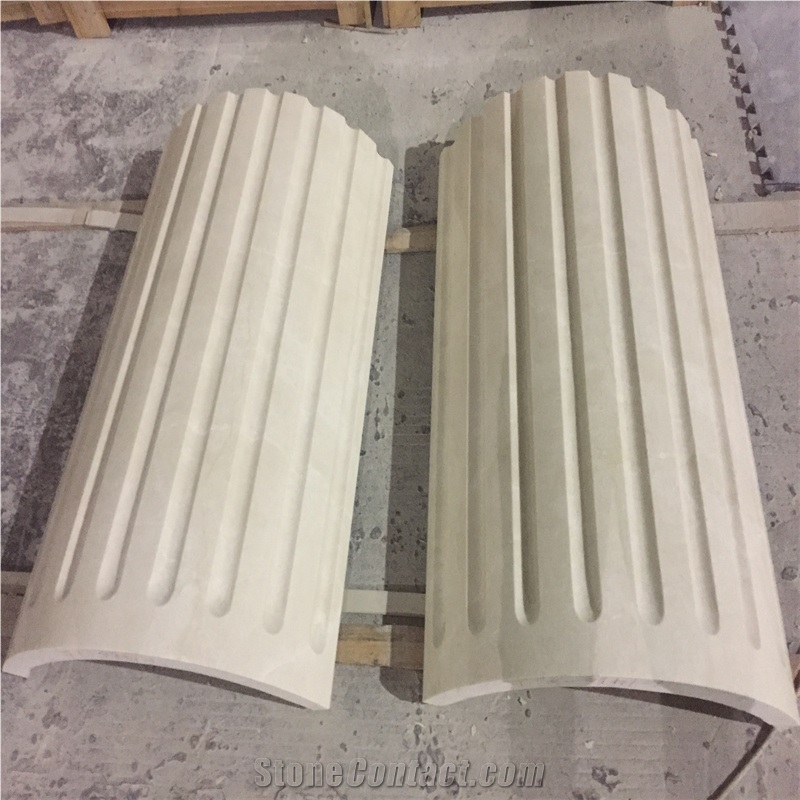 Sunny Beige New Columns,Interior Polished Column Tops