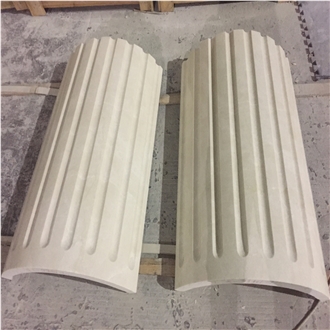 Sunny Beige New Columns,Interior Polished Column Tops