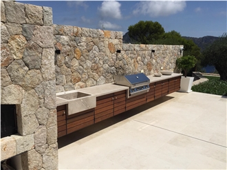 Opus Roman Pattern Crema Levante Marble Tiles