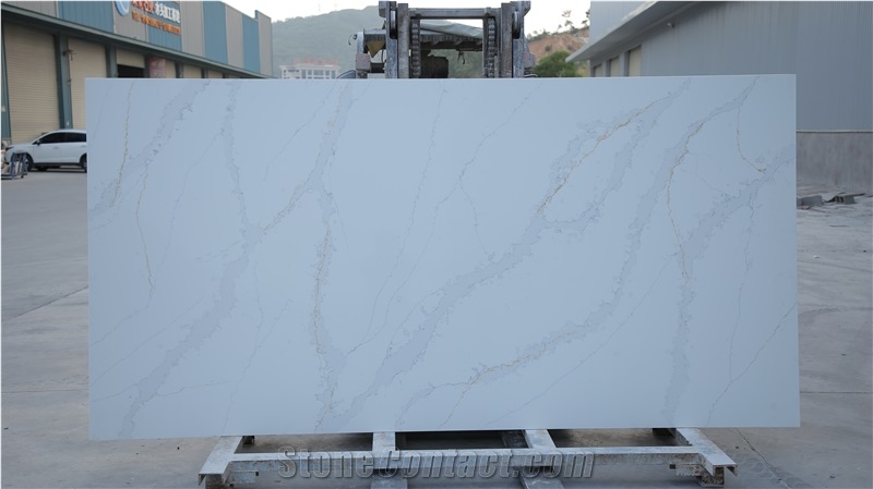 Calacatta Gold Quartz Slabs