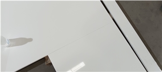 Pure White Quartz Stone Kitchen Countertops