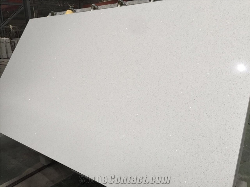 Quartz Stone Galaxy White Slabs Quartz Slabs