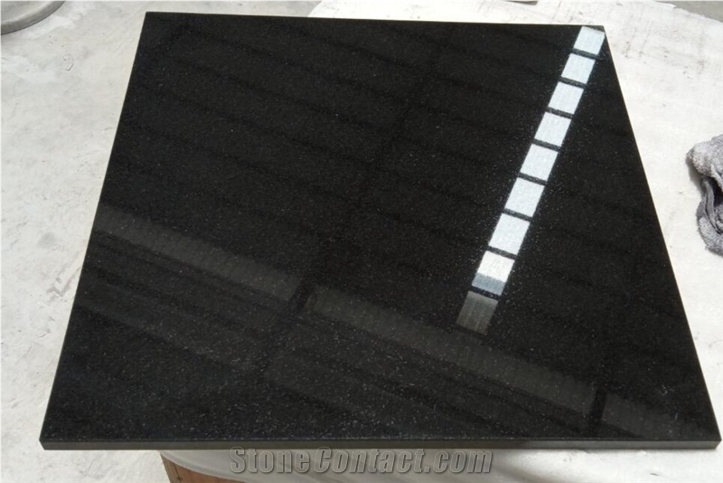 Absolute Black Premium Granite Tile
