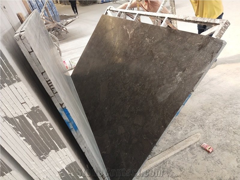 Dark Grey-Blue Limestone Slabs