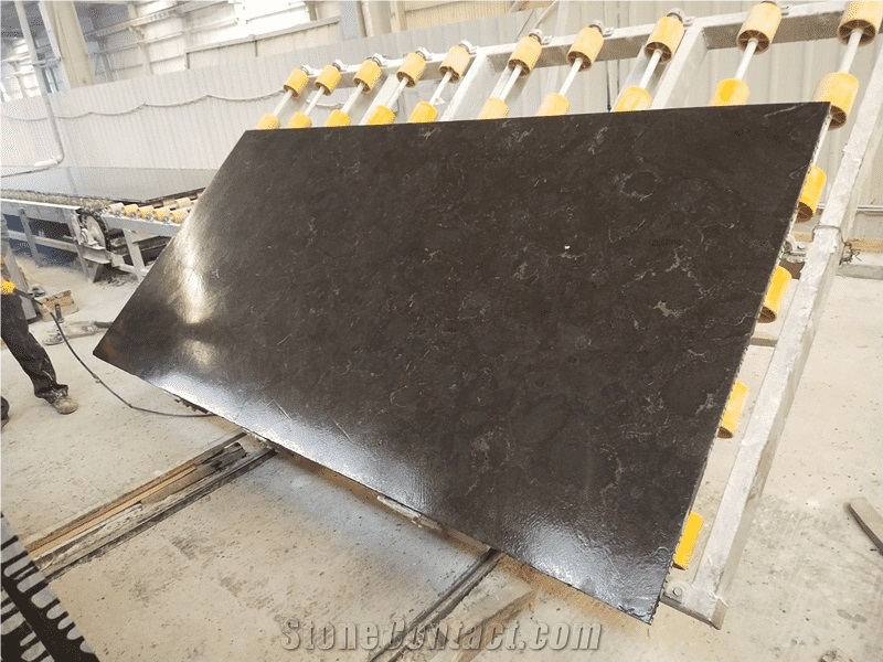 Dark Grey-Blue Limestone Slabs