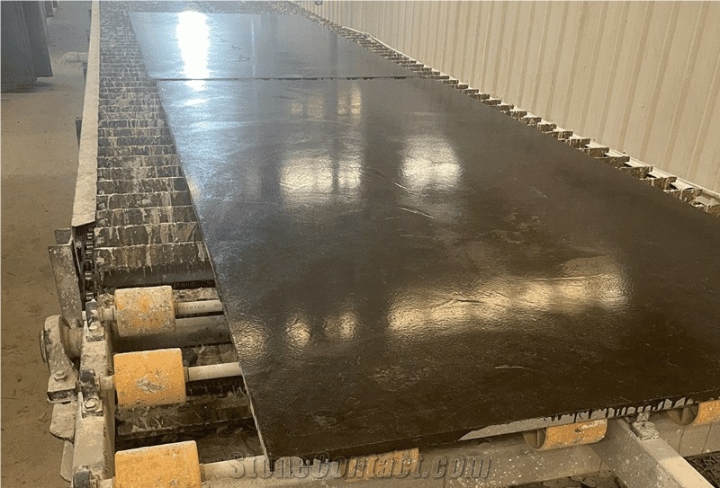 Dark Grey-Blue Limestone Slabs