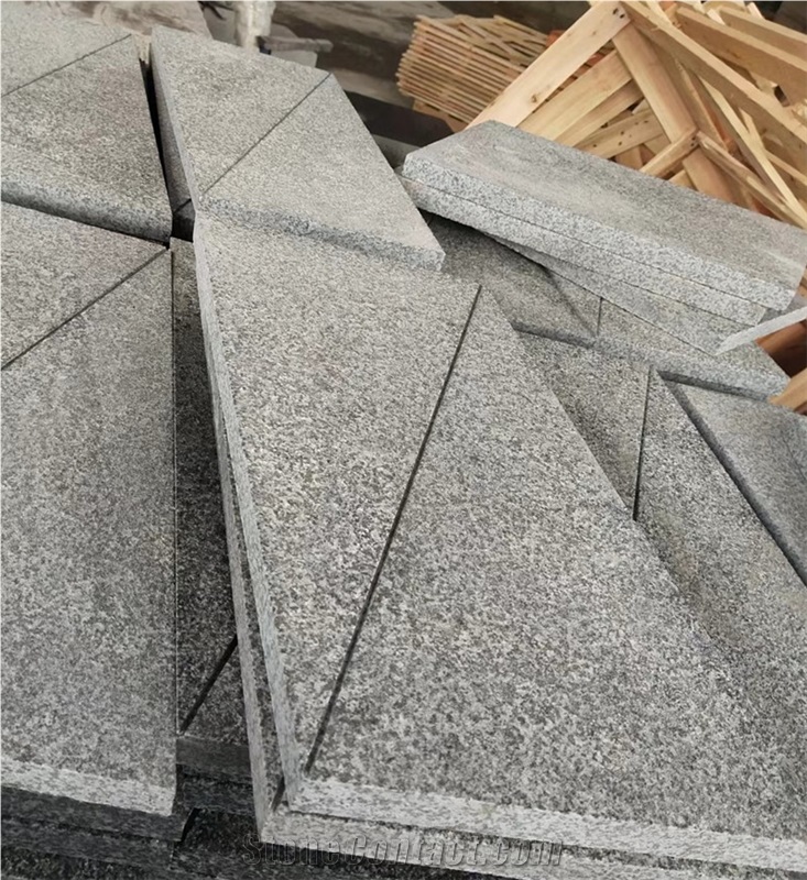 Flamed Dark Grey Granite Paving Stone