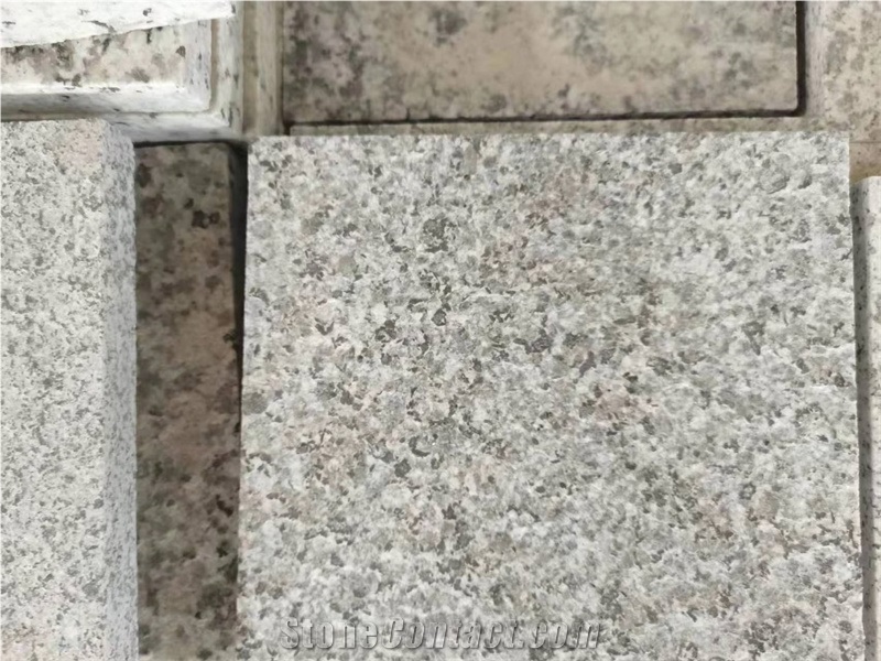 New G681 Shrimp Red Granite Flamed