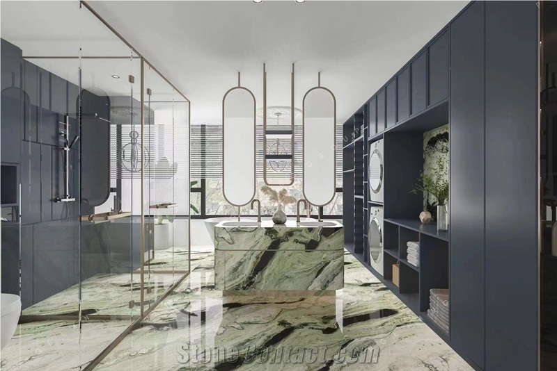 Shangri La Jade Marble Slabs Tiles