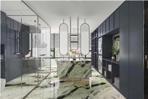 Shangri La Jade Marble Slabs Tiles