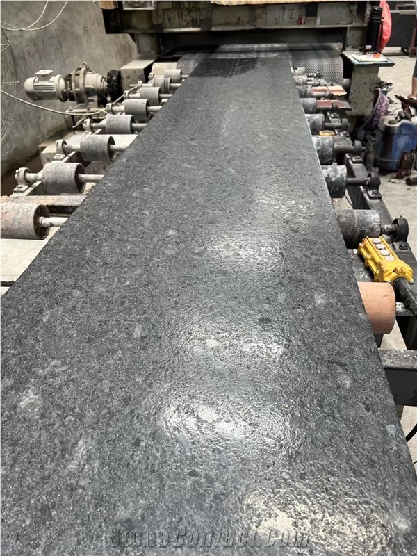 Steel Grey Leathered Granite Tiles
