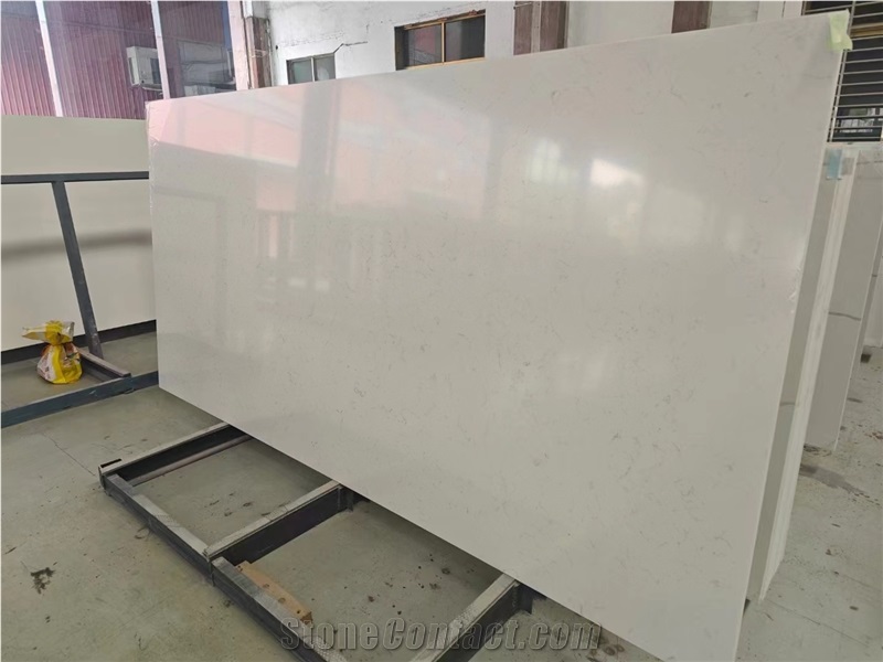 Carrara Quartz Slabs 3200