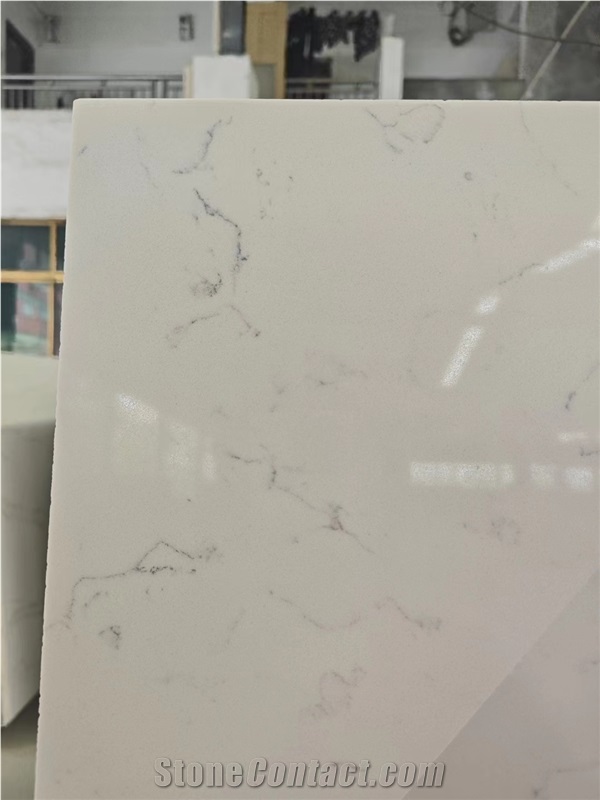 Carrara Quartz Slabs 3200