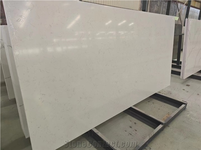 Carrara Quartz Slabs 3200