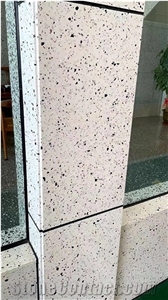 Veins White Terrazzo Stone Tiles Slabs