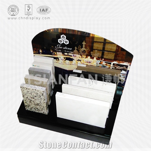 Artificial Stone And Granite Countertops Sample Display Rack